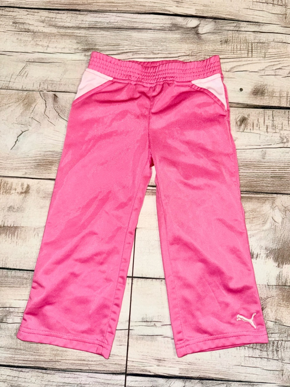 PUMA Girls' Pink Joggers Sz 2T